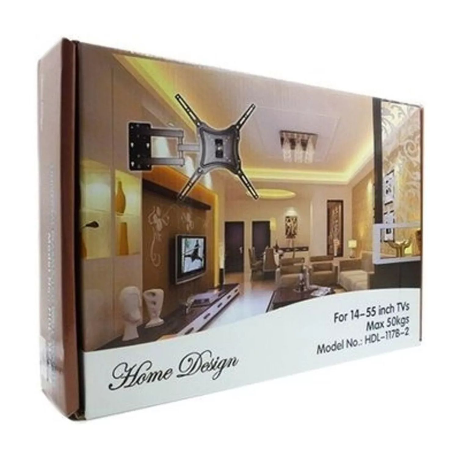 Base Soporte Tv Pared Ajustable 14 A 55 Pulgadas Max 50 Kg image number 2.0