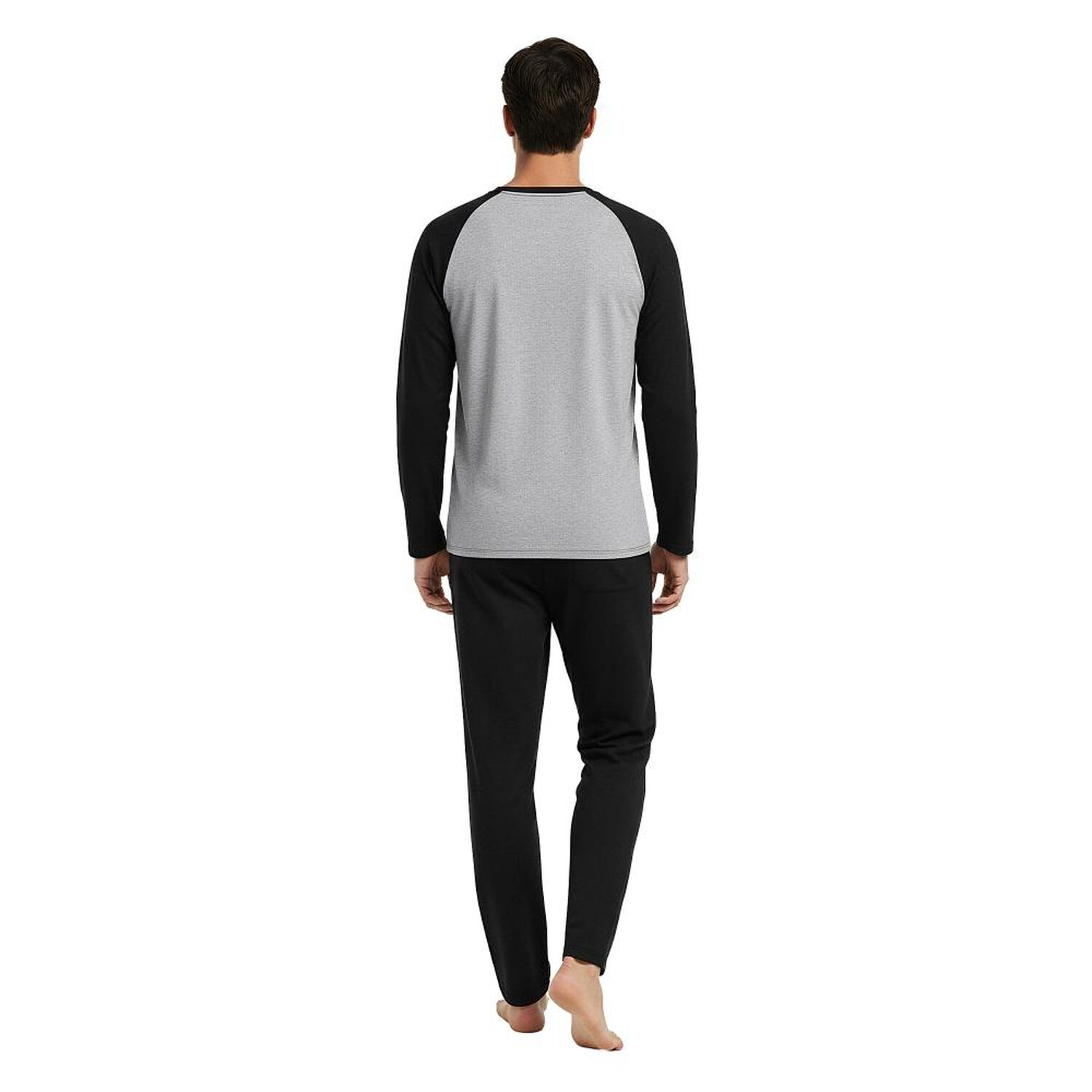 Pijama Algod&oacute;n Invierno Hombre C2 Top / 2 Piezas image number 1.0