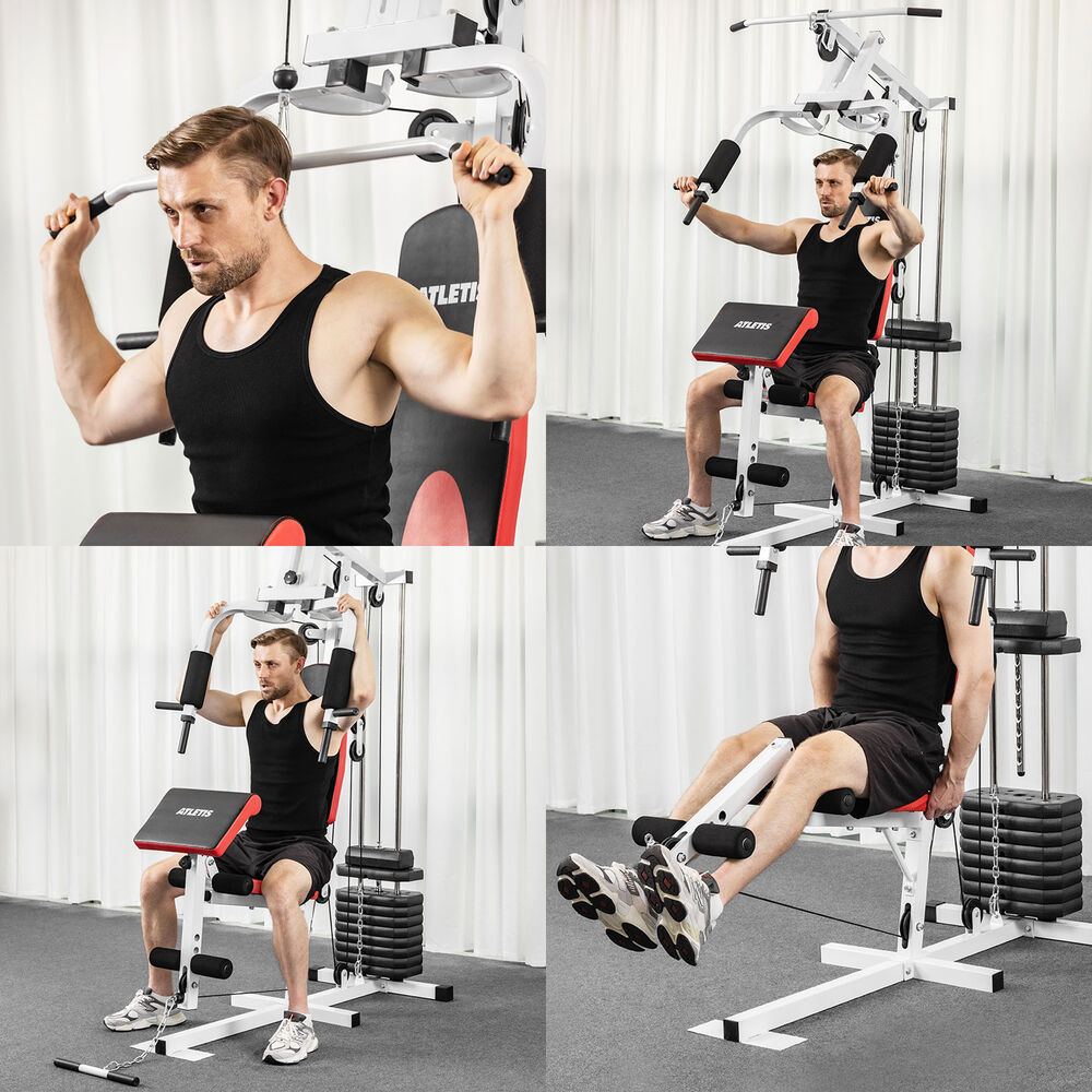 Home Gym Multifuncional Atletis Tf-7001 Gris image number 7.0