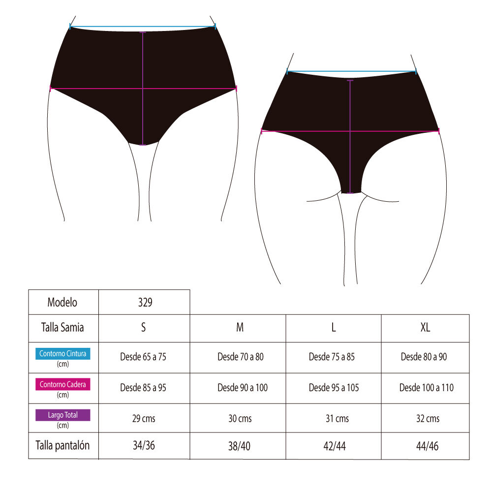 Bikini Calzon Alto Lila image number 3.0