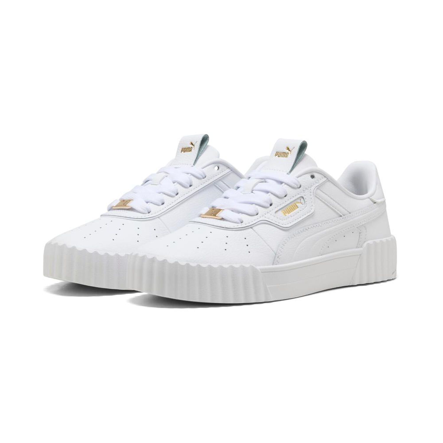 Zapatilla Urbana Mujer Puma Carina 3.0 Luxe Blanco image number 0.0