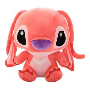Juguete Peluche Angel Bebe 50cm Con Sonidos Rosado