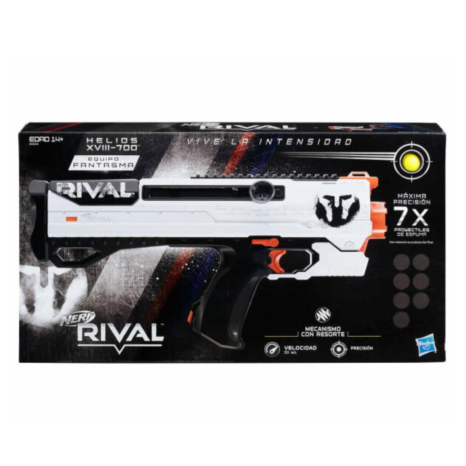 Juguete Nerf Rival Lanzador Helios Xviii-700 7 Pelotas Hasbro image number 3.0