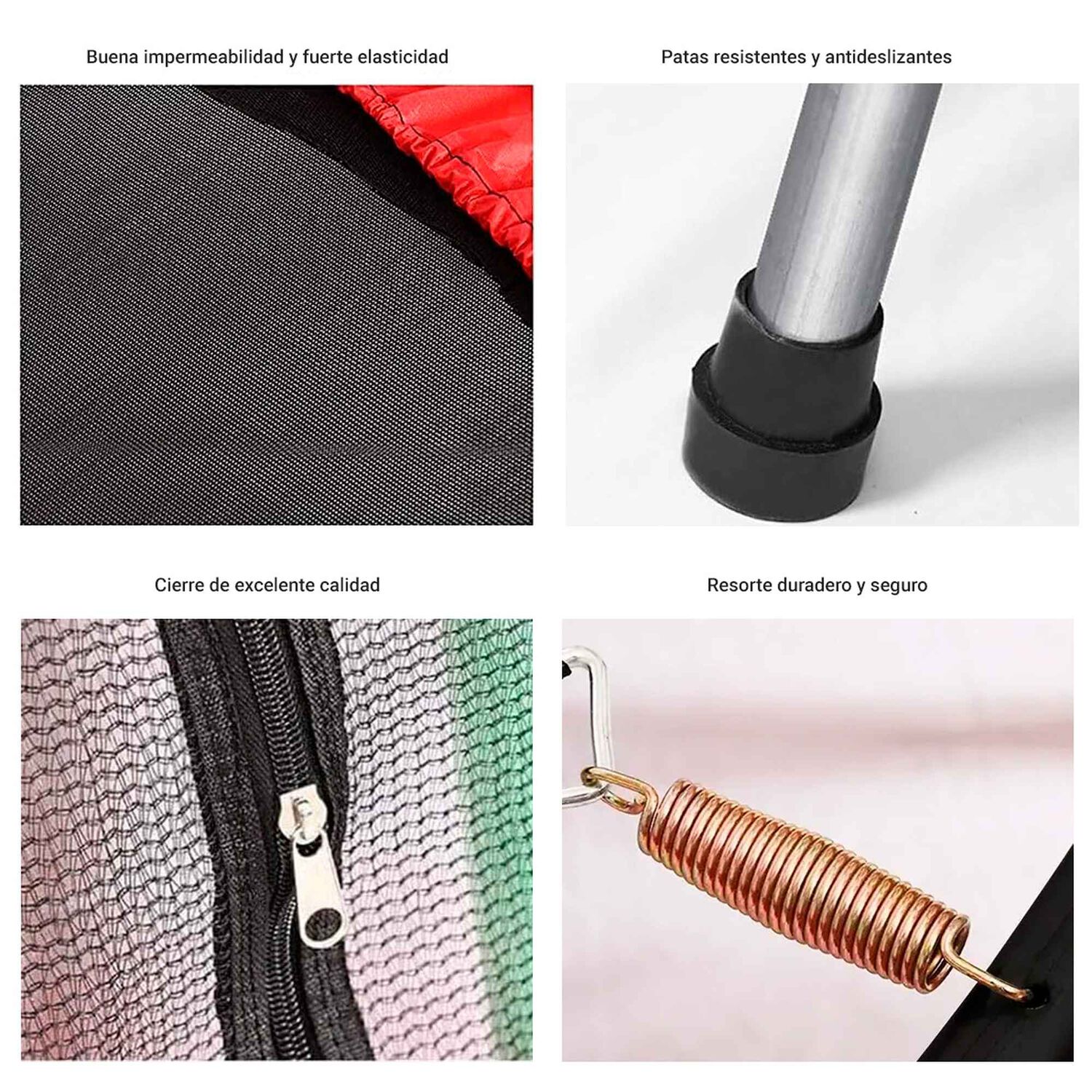 Cama El&aacute;stica Con Red De Seguridad Para Ni&ntilde;os 1,4 Mts Negro image number 1.0