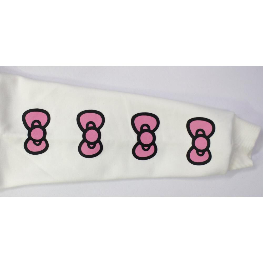 Poler&oacute;n Con Orejitas, Bordado En Capuchay Estampado En Delantero Y Mangas Hello Kitty image number 4.0