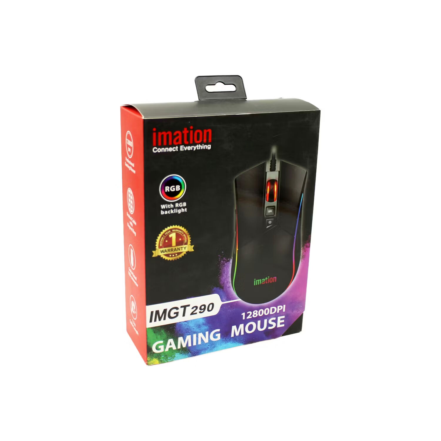 Mouse Gamer Rgb 12800dpi Imgt290 Imation - Ps image number 0.0