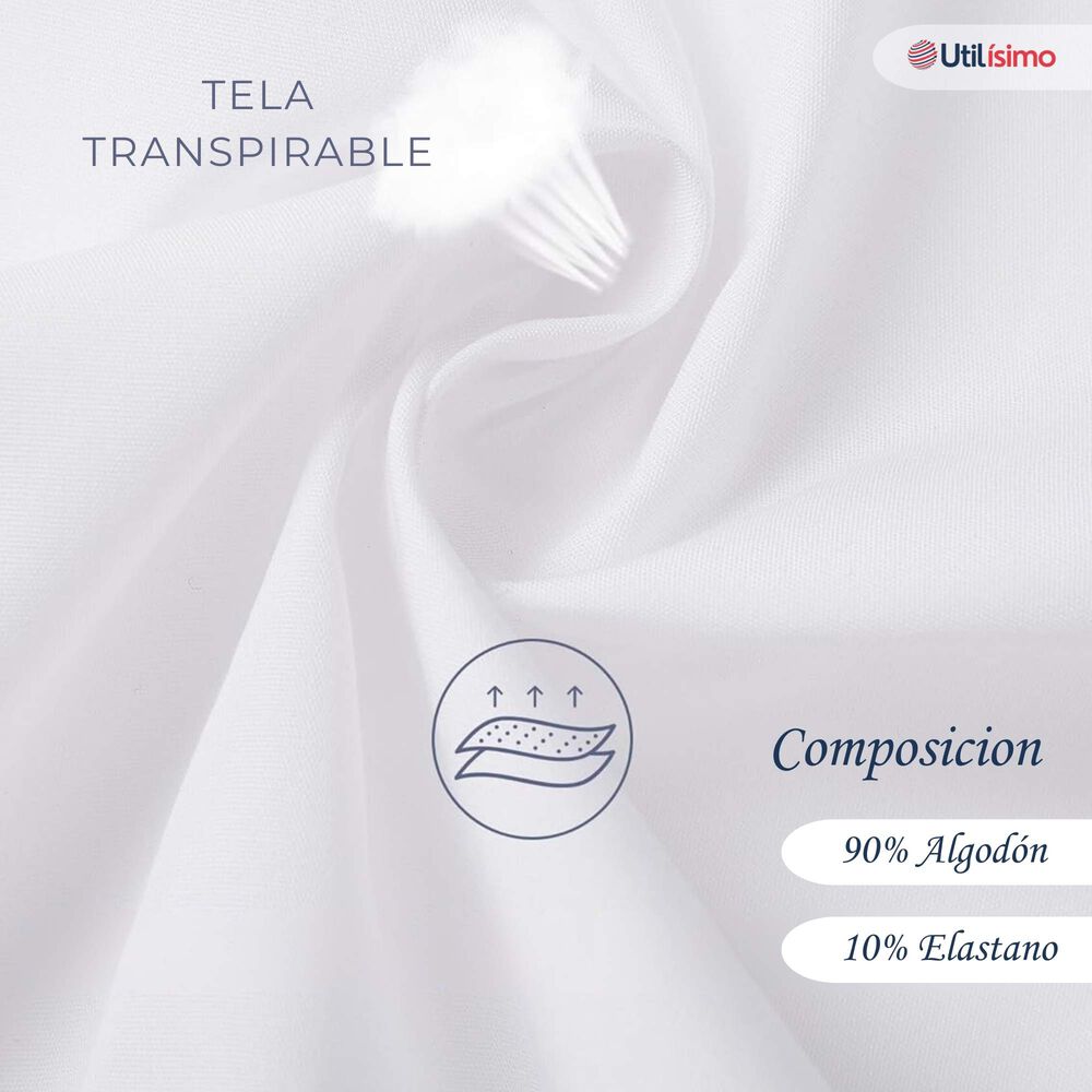 Pack 3 Camisas Escolares Blanca Manga Larga Colegio Para Ni&ntilde;os Y Juvenil image number 8.0