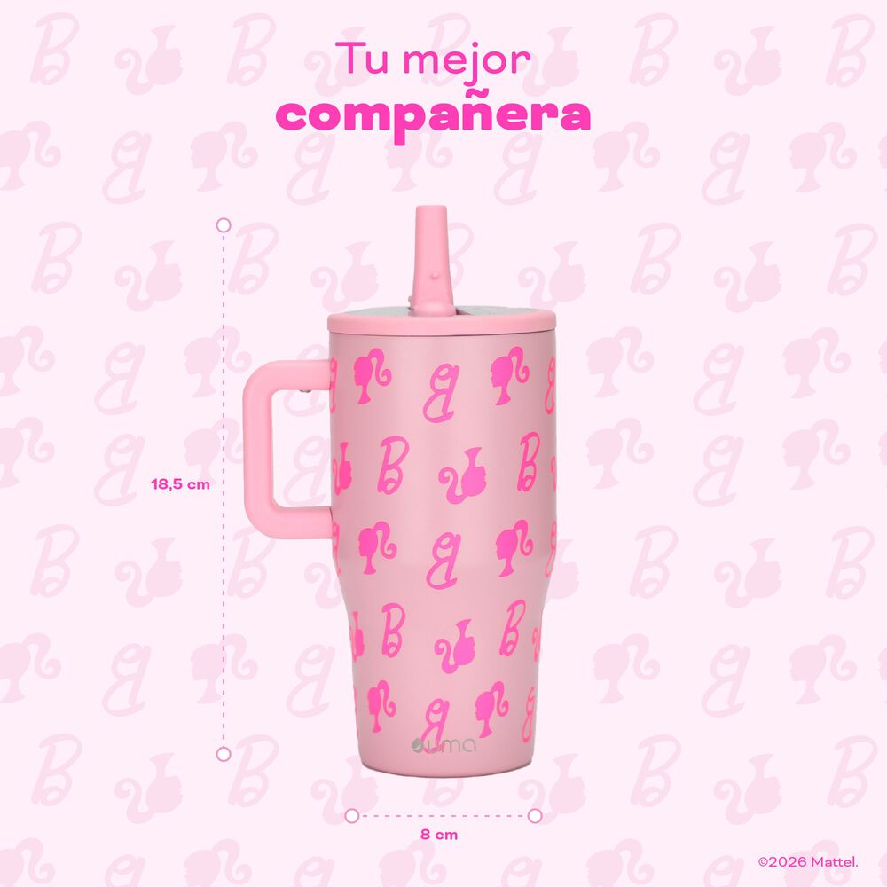 Vaso Termico Tumbler Mug Barbie Vibes 590ml Acero Inox Uma image number 5.0