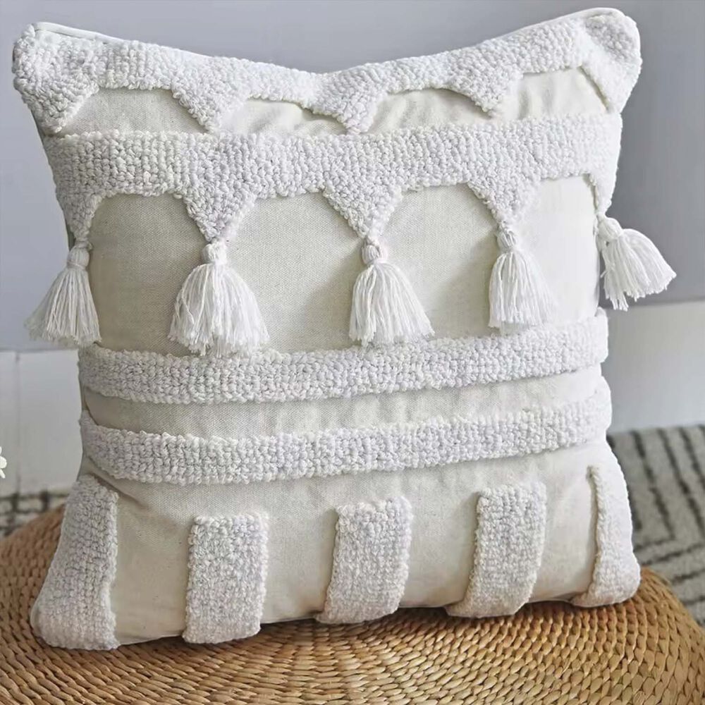 Pack De Fundas De Cojin Decorativa Dise&ntilde;o Boho 45x45 Cm Md94 image number 0.0