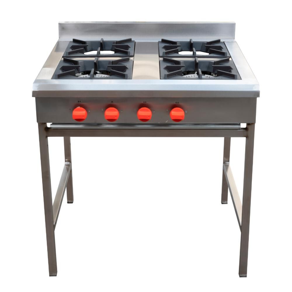 Anafe Ticgas Inox / 4 Quemadores / Gas Licuado image number 0.0