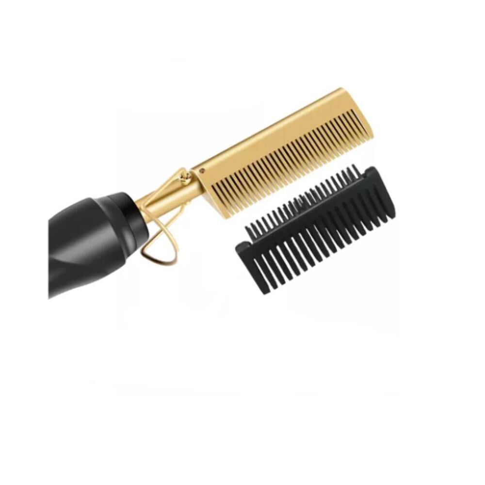 Peine Cepillo Alisador Profesional Gold Ceramic Unisex image number 3.0