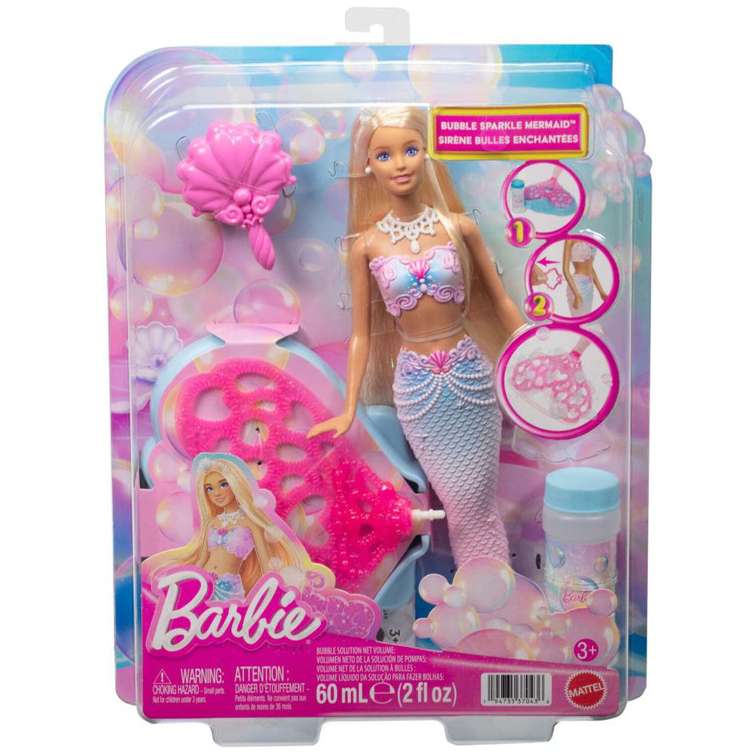 Mu&ntilde;eca Barbie Sparkle Mermaid 1 image number 5.0