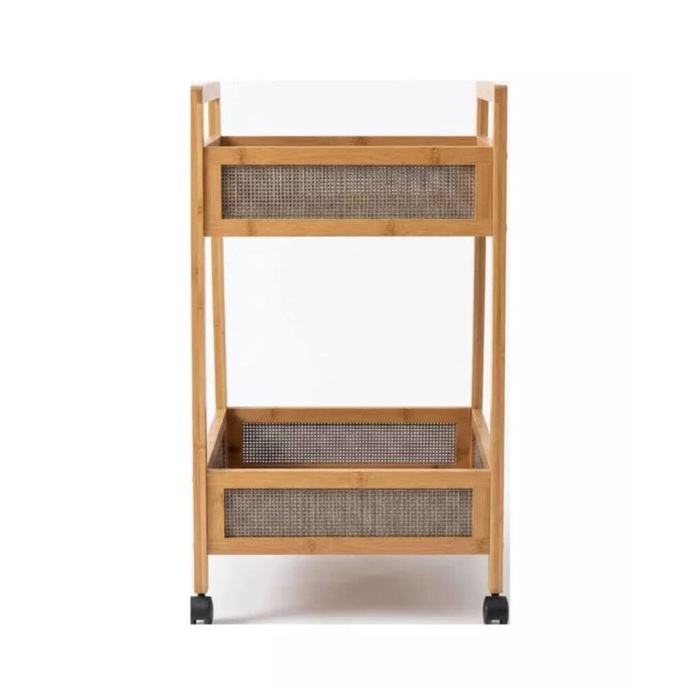 Estante De Almacenamiento 2 Niveles Con Ruedas image number 0.0