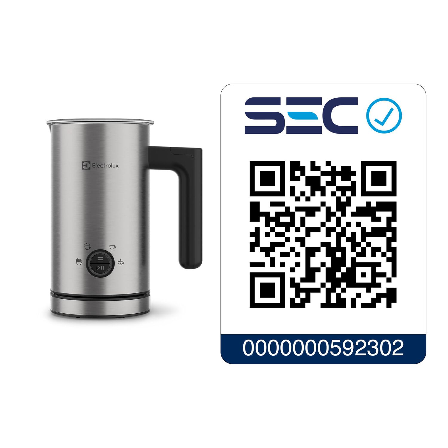 Espumador De Leche Electrolux 300ml 460w Emf10 Acero Inoxidable image number 5.0