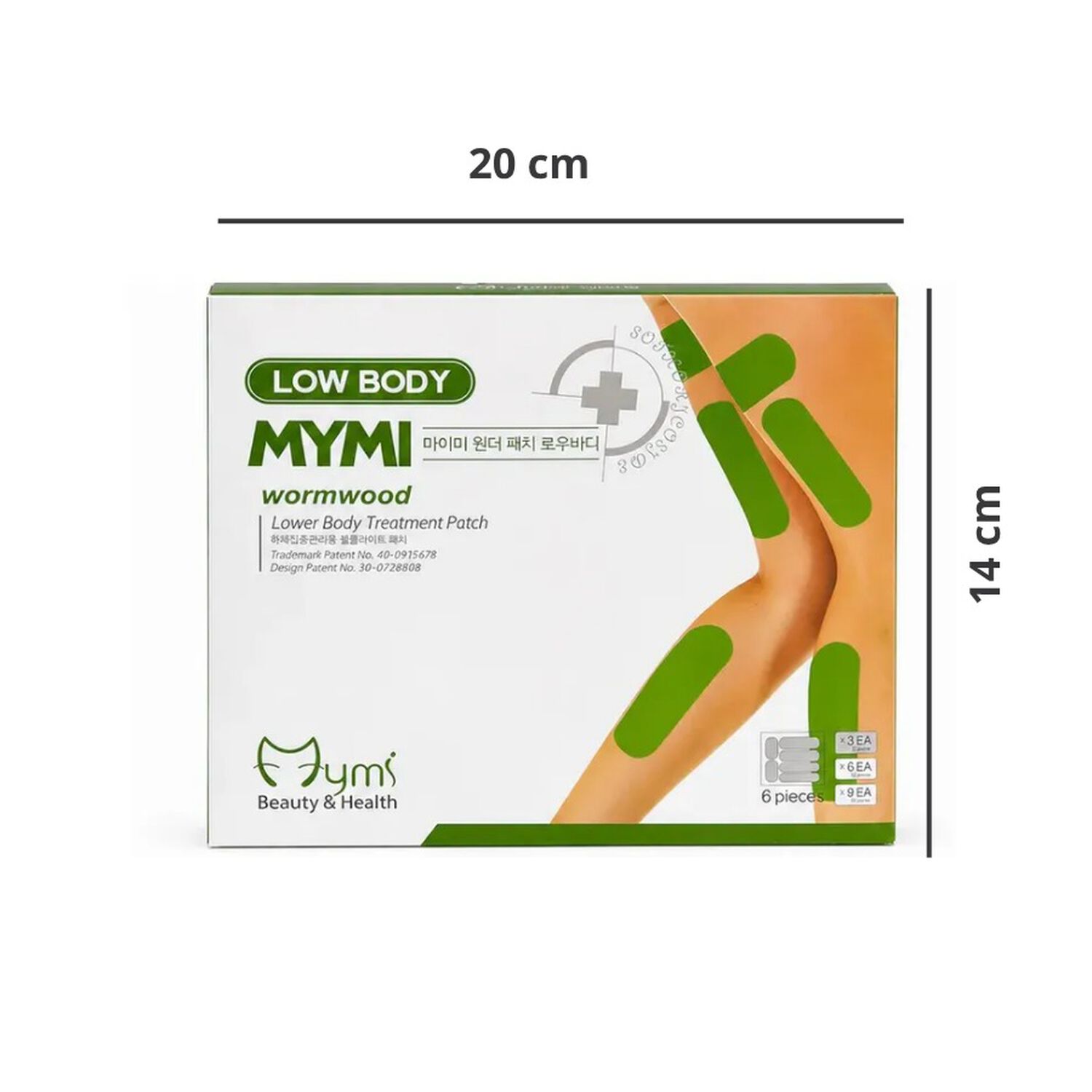 Pack De 4 Cajas (24 Unidades) Parches Reductores Coreanos Para Piernas Y Celulitis image number 4.0
