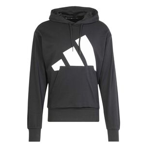 Buzo Con Capucha Adidas Essentials Logo Grande Felpa Francesa