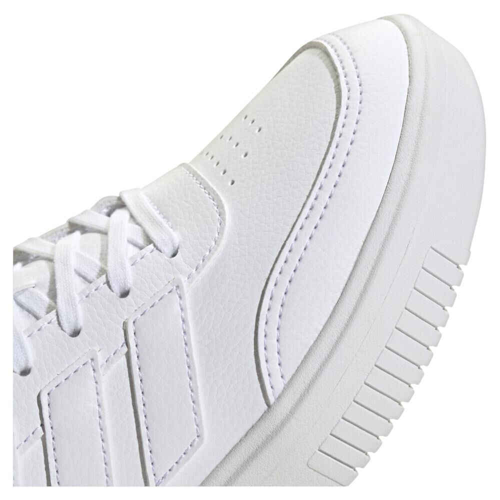 Zapatilla Urbana Mujer Adidas Courtblock Blanco image number 7.0