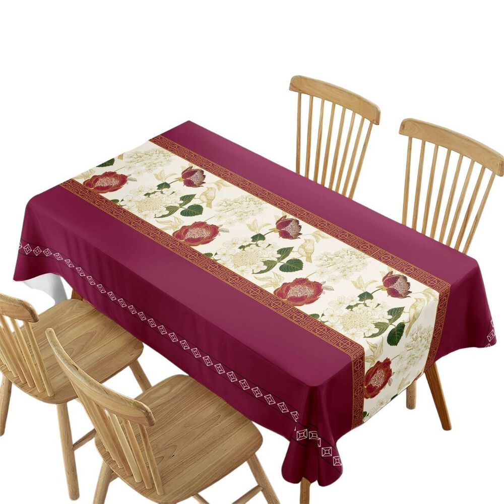 Mantel De Mesa Rectangular Estampado Medida 140cm X 220cm Me1-8 image number 0.0