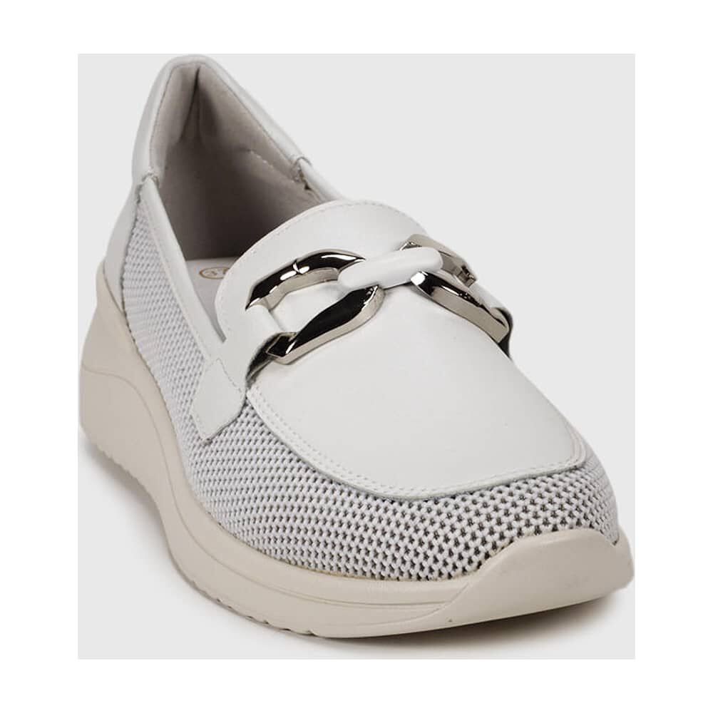 Mocas&iacute;n Cuero Zully Beige image number 7.0