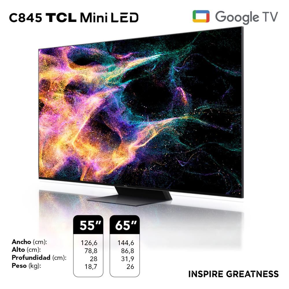 Miniled 55" TCL 55C845 / Ultra HD 4K / Smart TV image number 2.0