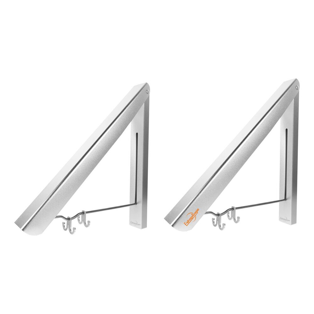 Colgador Ropa Plegable Tendedero Retráctil Montado Aluminio image number 5.0