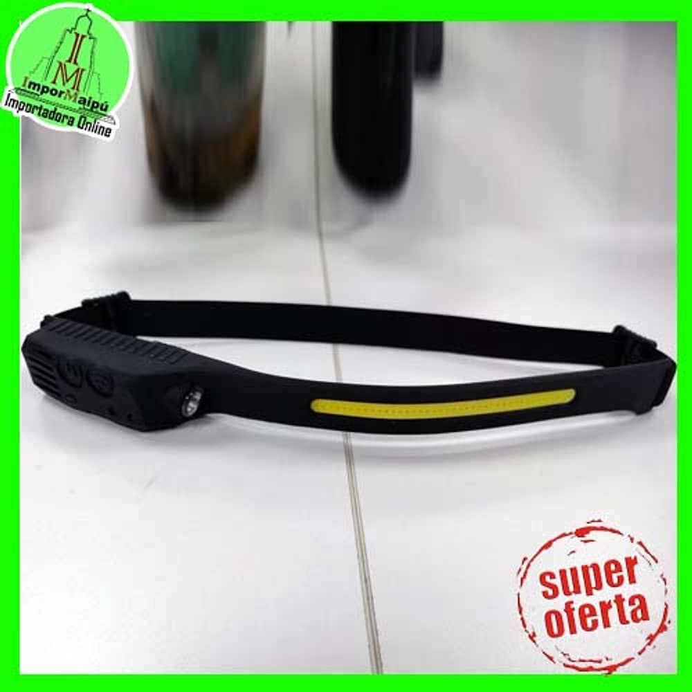Luz Linterna Cintillo Cabeza 1 Tira Led Doble Sensor Recargable Usb Potente Cob Frontal image number 4.0