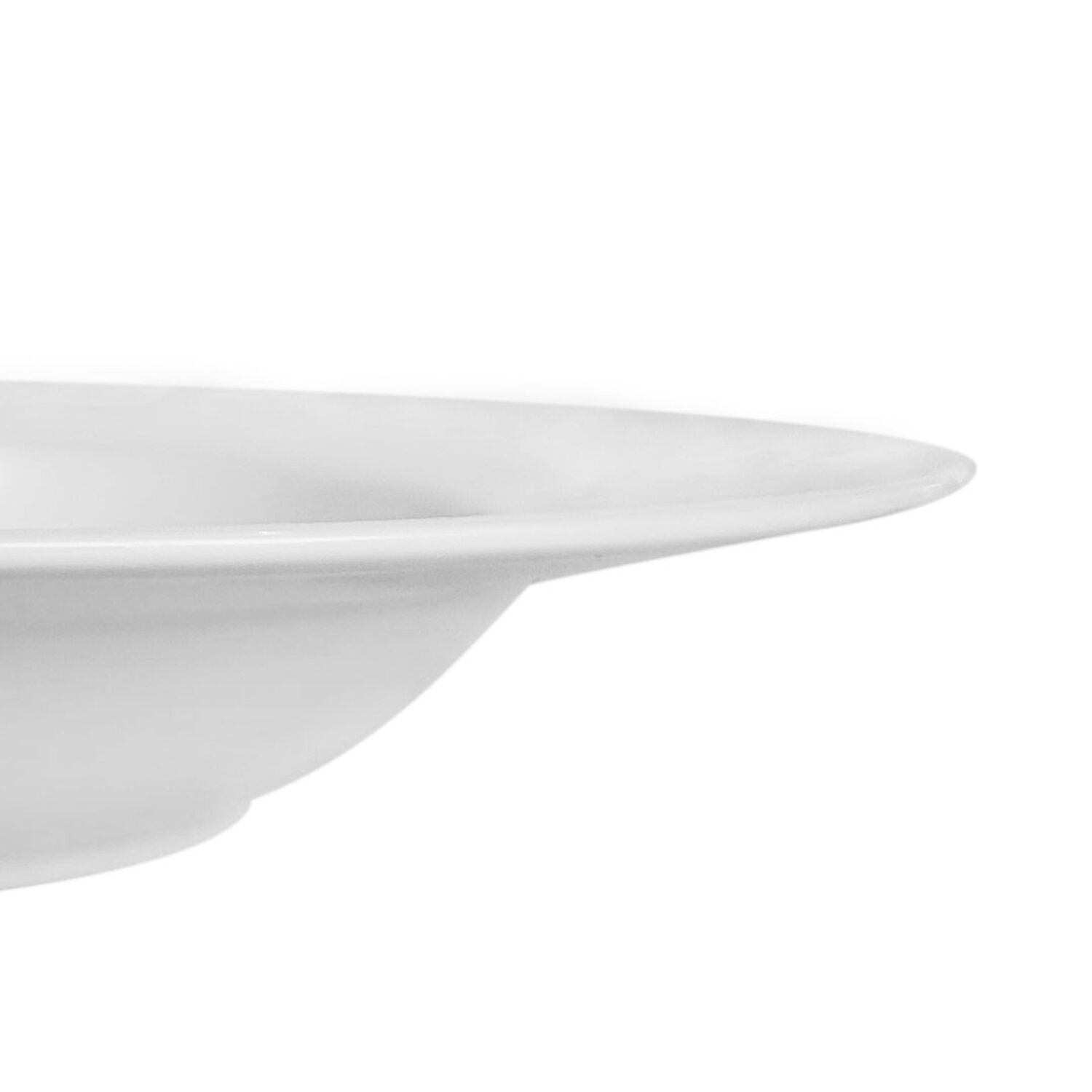 Set De 6 Platos Porcelana Hondo Borde Ancho 23 Cm Linea Padua image number 3.0