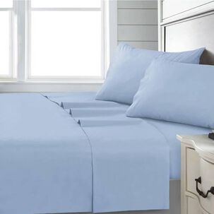 Sabana Andes 144 Hilos Lisa Celeste 1 Plaza