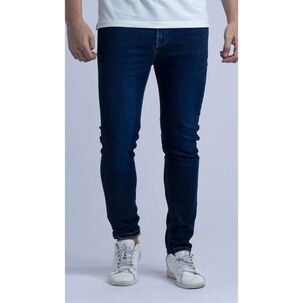 Jeans Tiro Medio Straight Slim Hombre Hummer