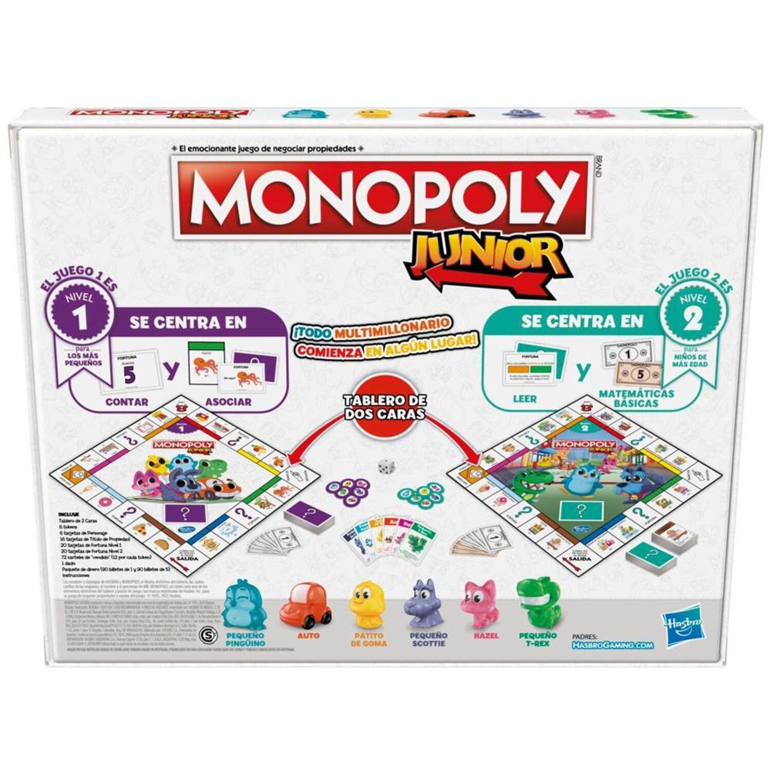 Juego De Mesa Monopoly Junior Hasbro image number 3.0
