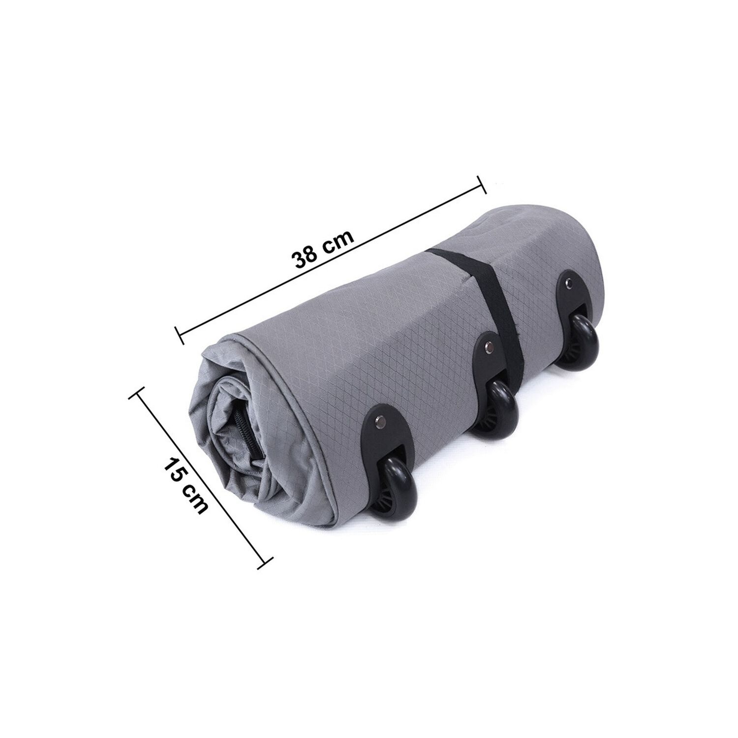Bolso Enrollable Goliat 130 Ltrs + Candado Gris F image number 7.0