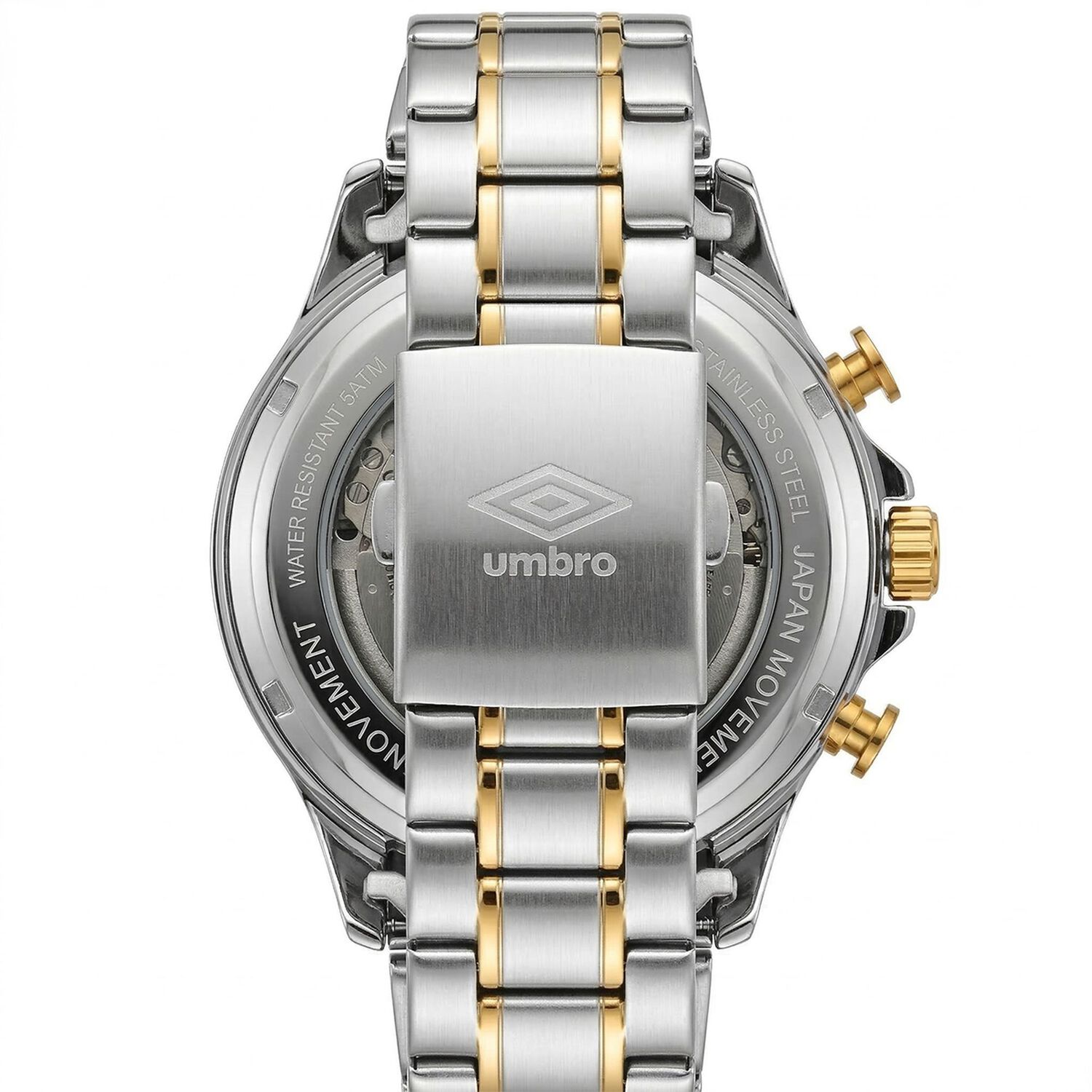 Reloj An&aacute;logo Hombre Umbro Plus Plateado/dorado Umbp-1500-128 image number 1.0