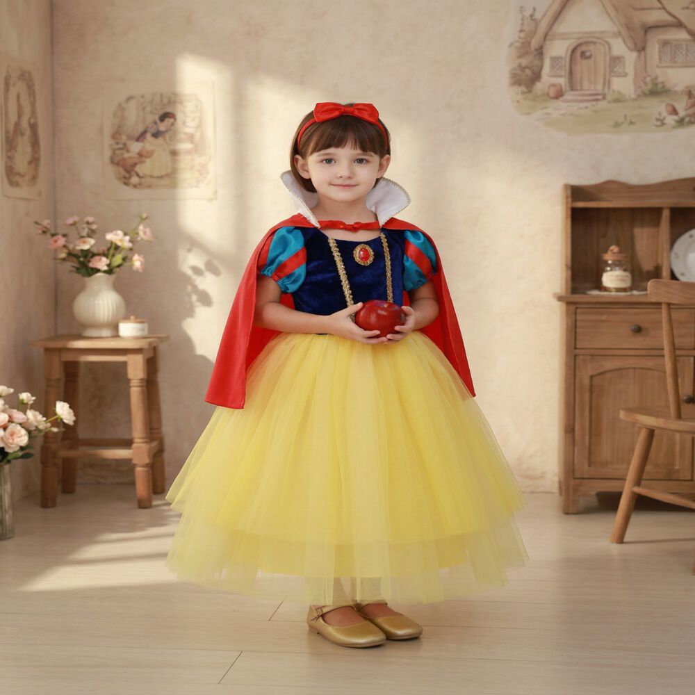Disfraz Princesas Blanca Nieves Ni&ntilde;a Disney image number 2.0