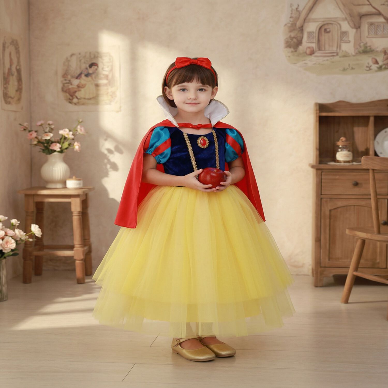 Disfraz Princesas Blanca Nieves Ni&ntilde;a Disney image number 2.0