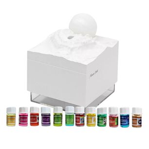 Pack Humidificador Dise&ntilde;o Luna Blanca + 12 Esencias