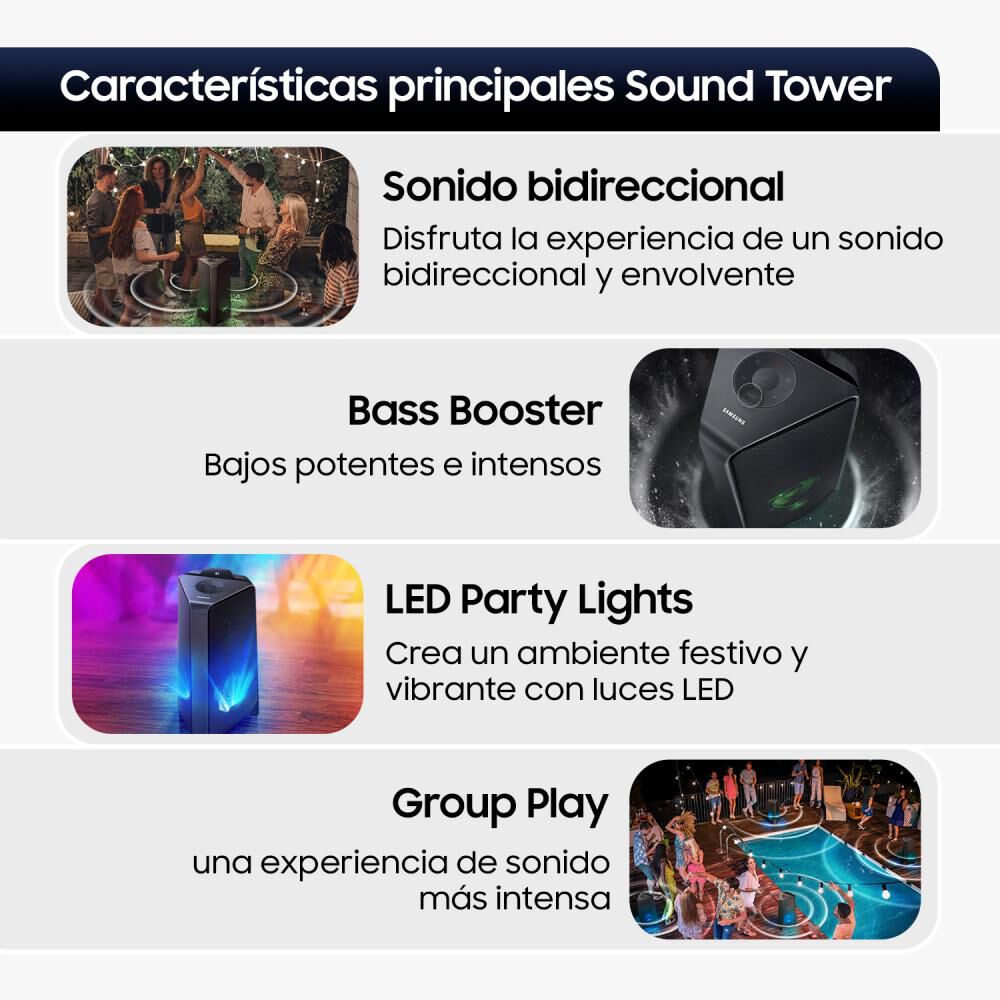 Minicomponente Samsung Sound Tower MX-T40/ZS 2020 image number 3.0
