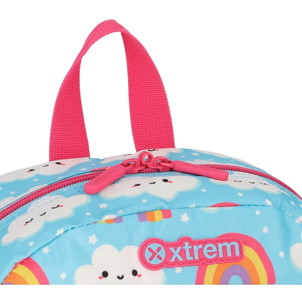 Mochila Xtrem Kinder 6xt Arco&iacute;ris Celeste image number 7.0