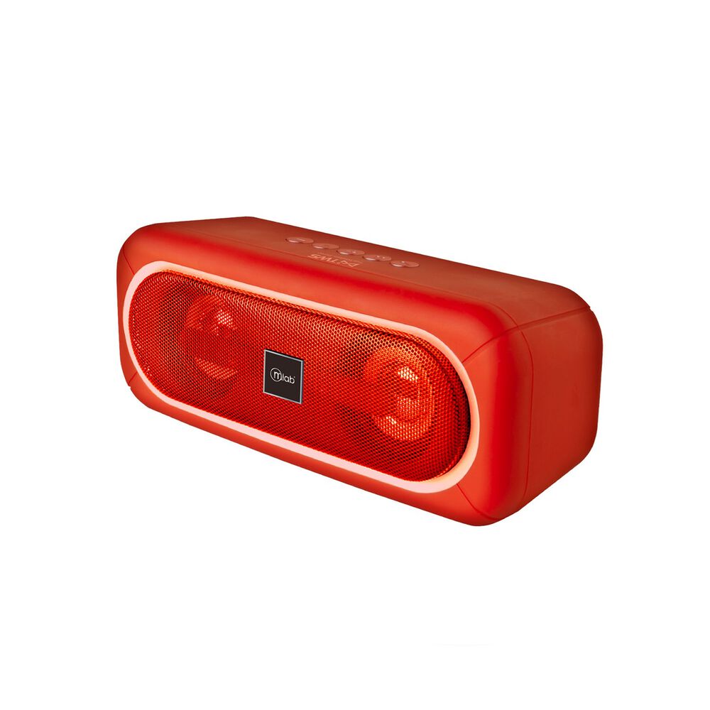 Parlante Bluetooth Mlab Extrem Bass Tws 8908 Red Color Rojo image number 0.0