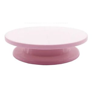 Base Giratoria Decorar Pastel Reposteria Fondant Color Rosa