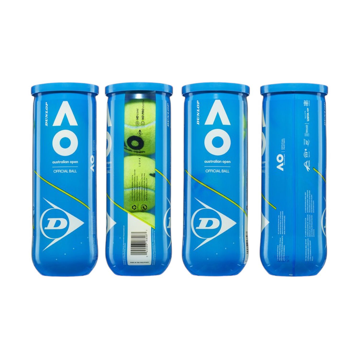 Tarro Pelotas Tenis Dunlop Australian Open X3 image number 1.0