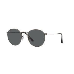 Lentes De Sol Round Metal Gris Ray-ban