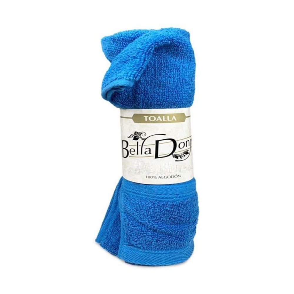 Toalla De Mano Bella Donna 70x140 Centimetros / Azul Doral image number 0.0