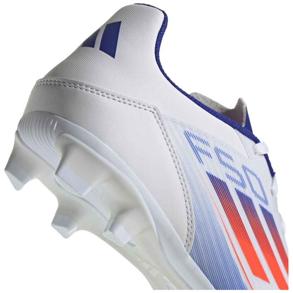 Zapato De Fútbol Hombre Adidas F50 Club Fxg Blanco/azul image number 7.0