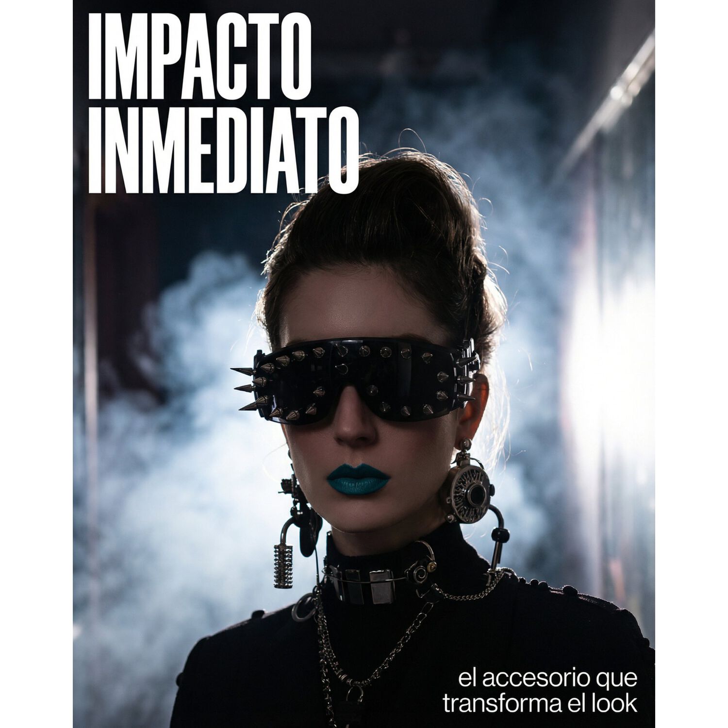 Lentes Retro Futuristas Steampunk Rave Rock Para Mujer image number 29.0
