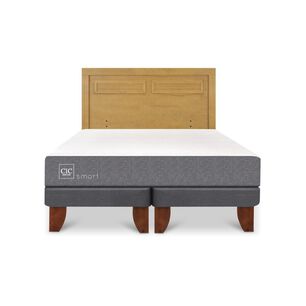Cama Europea Cic Balance / King / Base Dividida + Respaldo