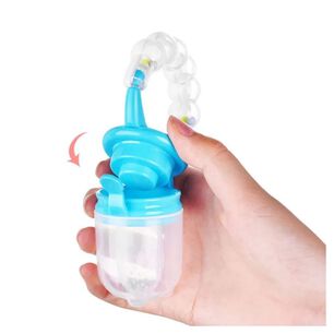 Chupete Para Fruta Con Cascabel Para Bebe Azul