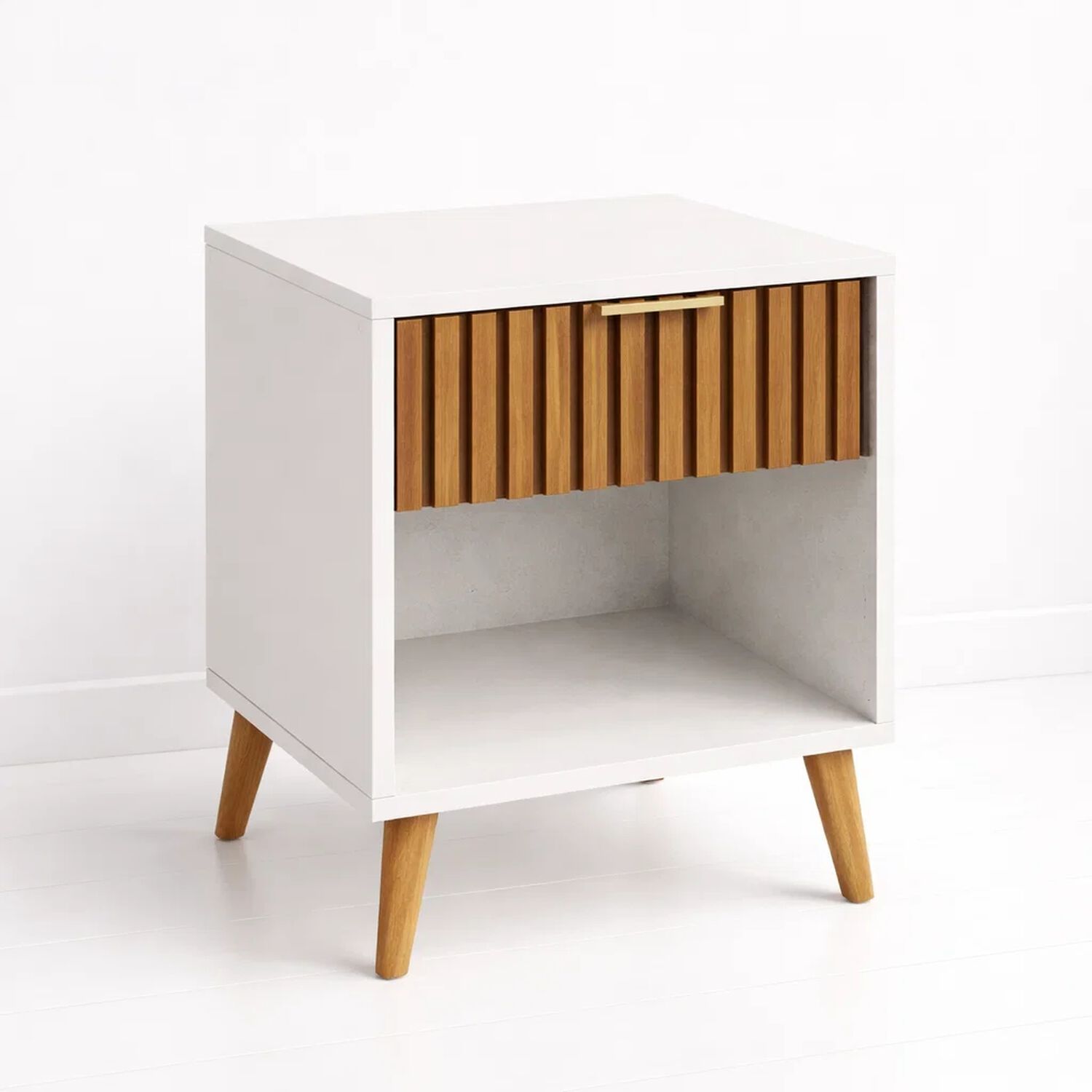 Velador Toulouse Blanco / Madera image number 0.0