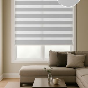 Cortina Roller Duo Zebra Dia Y Noche 120x160