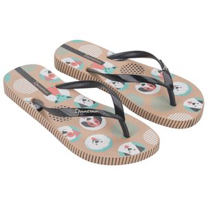 Sandalia Mujer Beige Pets Ipanema