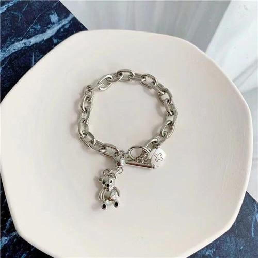 Pulsera Osito Coreano Ins Net Red Dark Hey Girl Kdrama image number 4.0